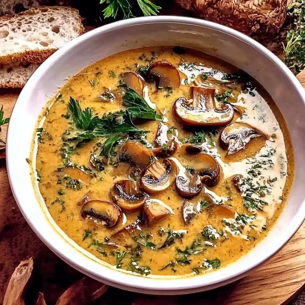 Cozy Hungarian Mushroom Soup Recipe