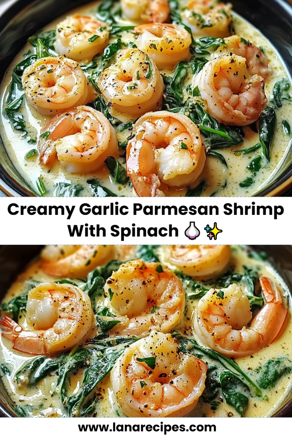 Deliciously Creamy Garlic Parmesan Shrimp with Spinach - A Quick and Easy Recipe!