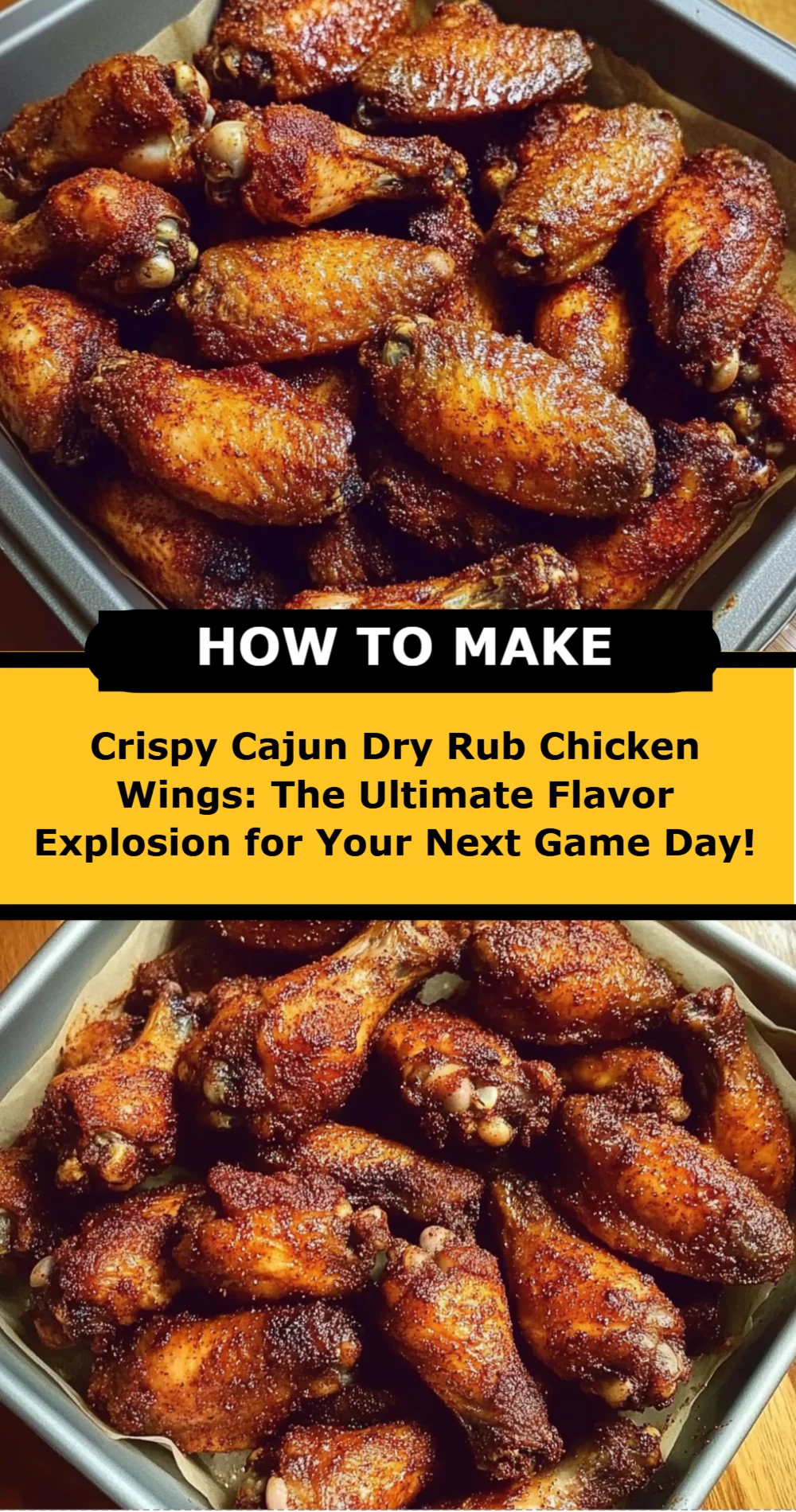 Crispy Cajun Dry Rub Chicken Wings: The Ultimate Flavor Explosion for Your Next Game Day!