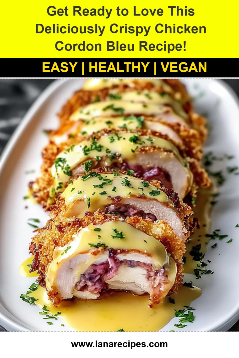 Get Ready to Love This Deliciously Crispy Chicken Cordon Bleu Recipe!