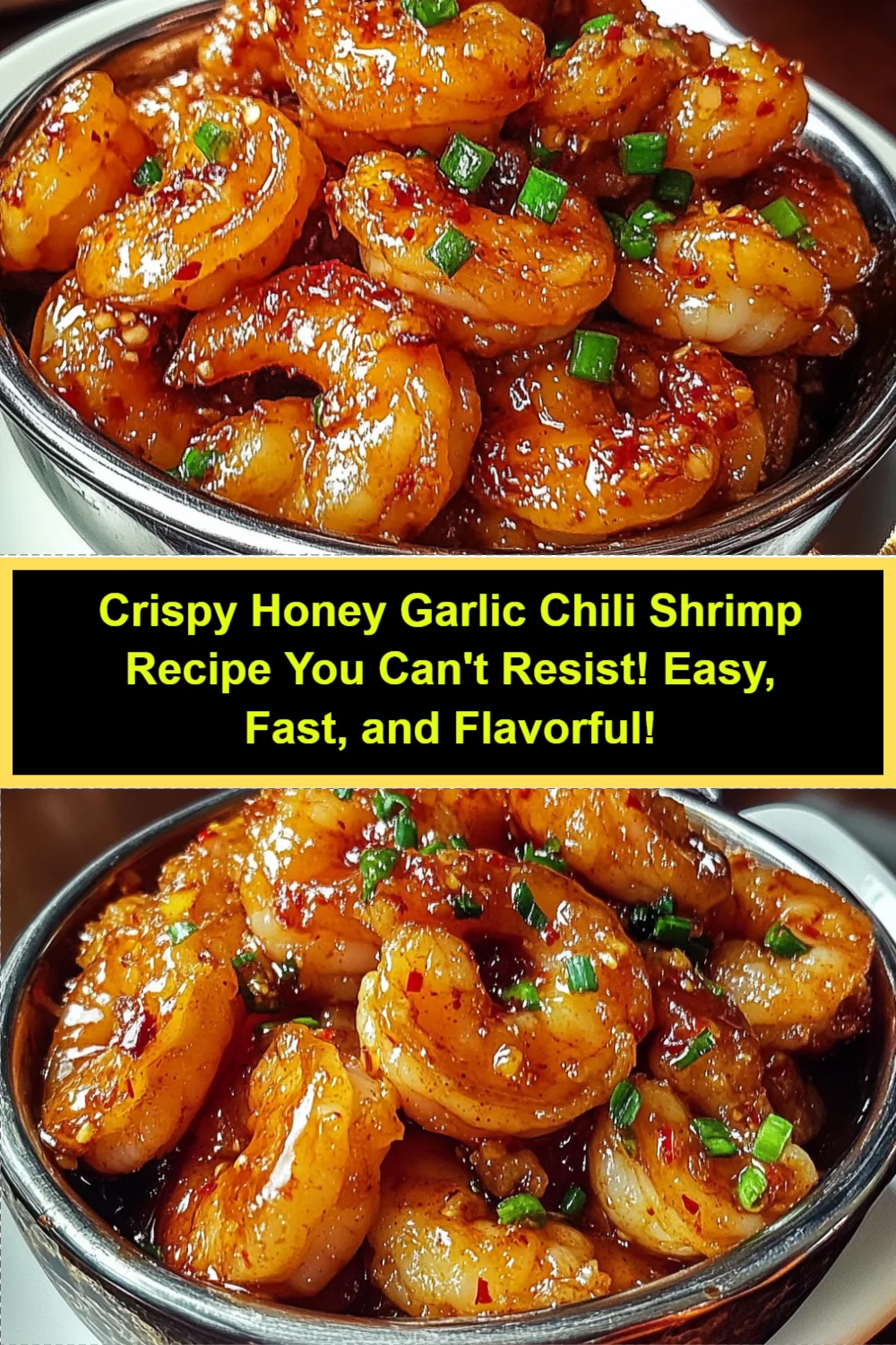 Crispy Honey Garlic Chili Shrimp Recipe You Can't Resist! Easy, Fast, and Flavorful!