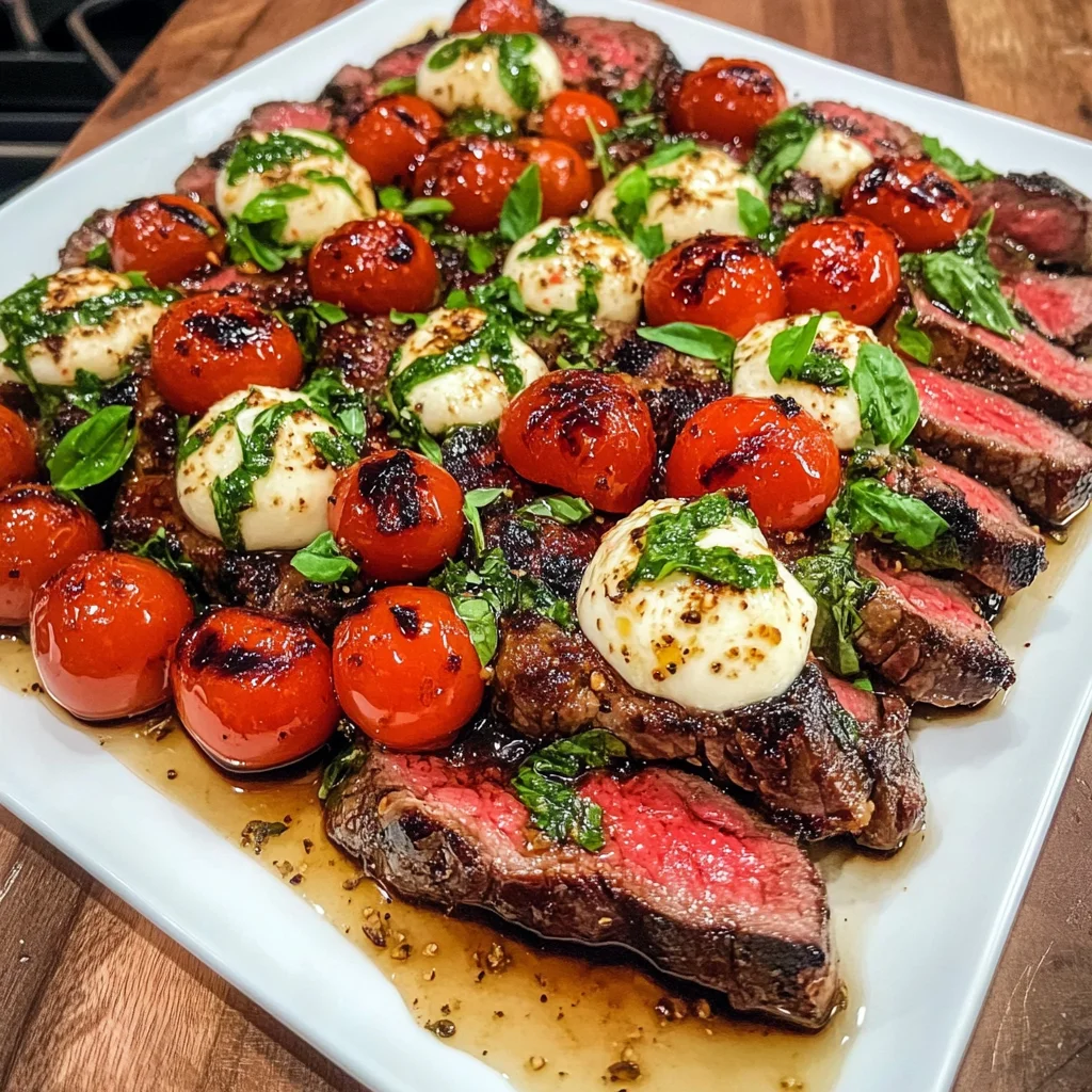 Delicious Balsamic Caprese Flank Steak Recipe