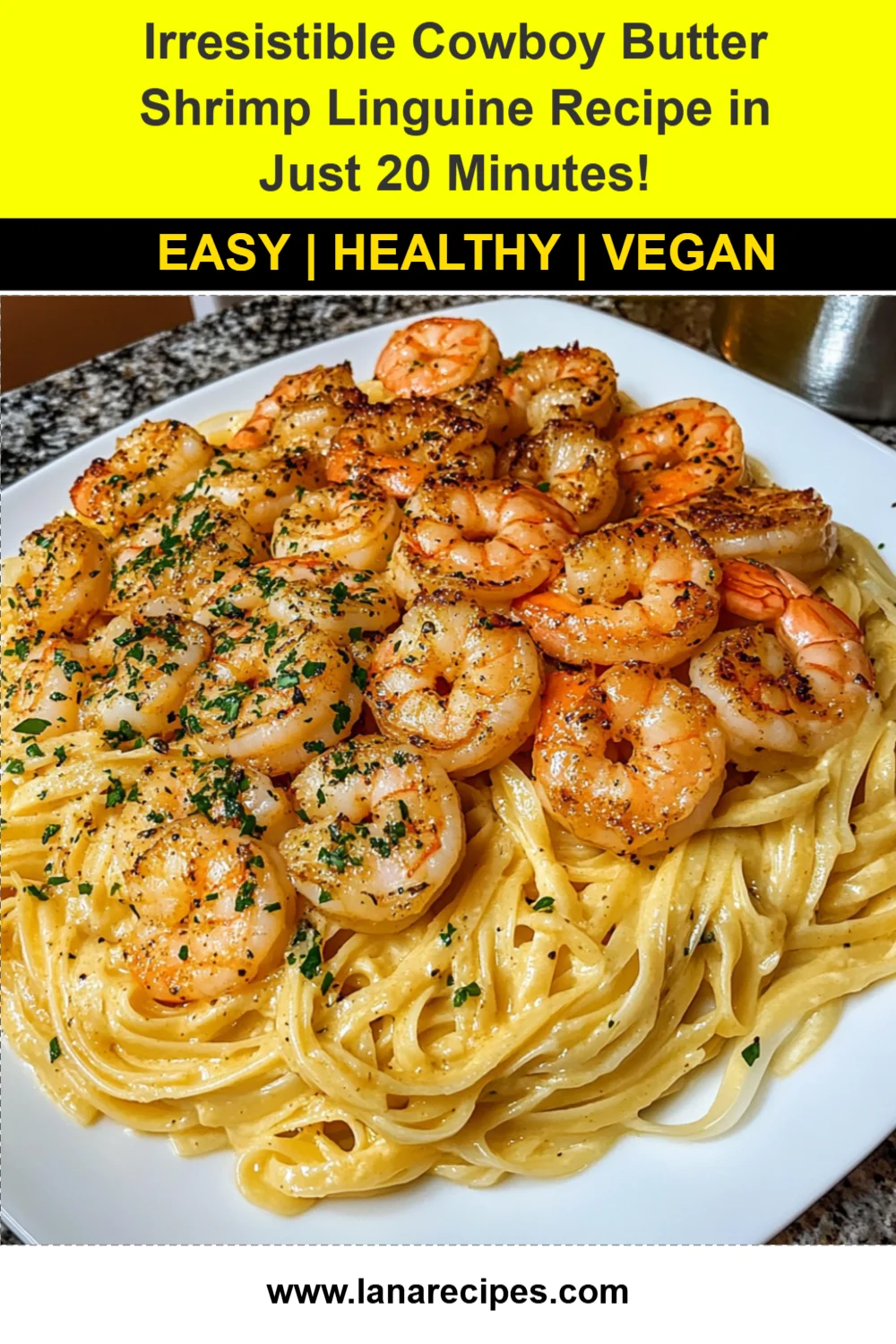 Irresistible Cowboy Butter Shrimp Linguine Recipe in Just 20 Minutes!