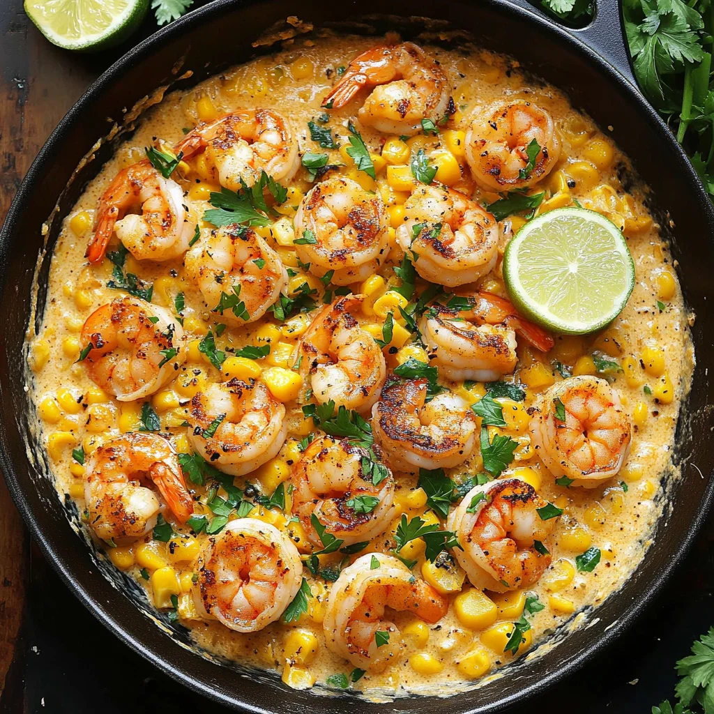Delicious Shrimp and Creamed Corn Recipe (One-Pan, 30 Minutes)