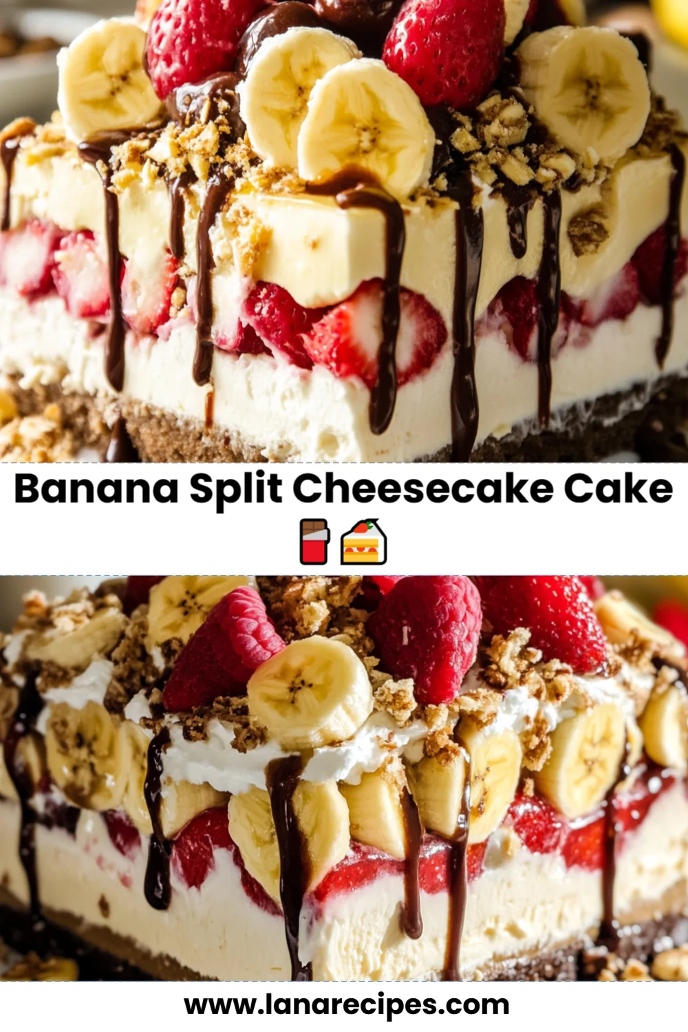Deliciously Easy Banana Split Cheesecake Cake Recipe You Need to Try Today!