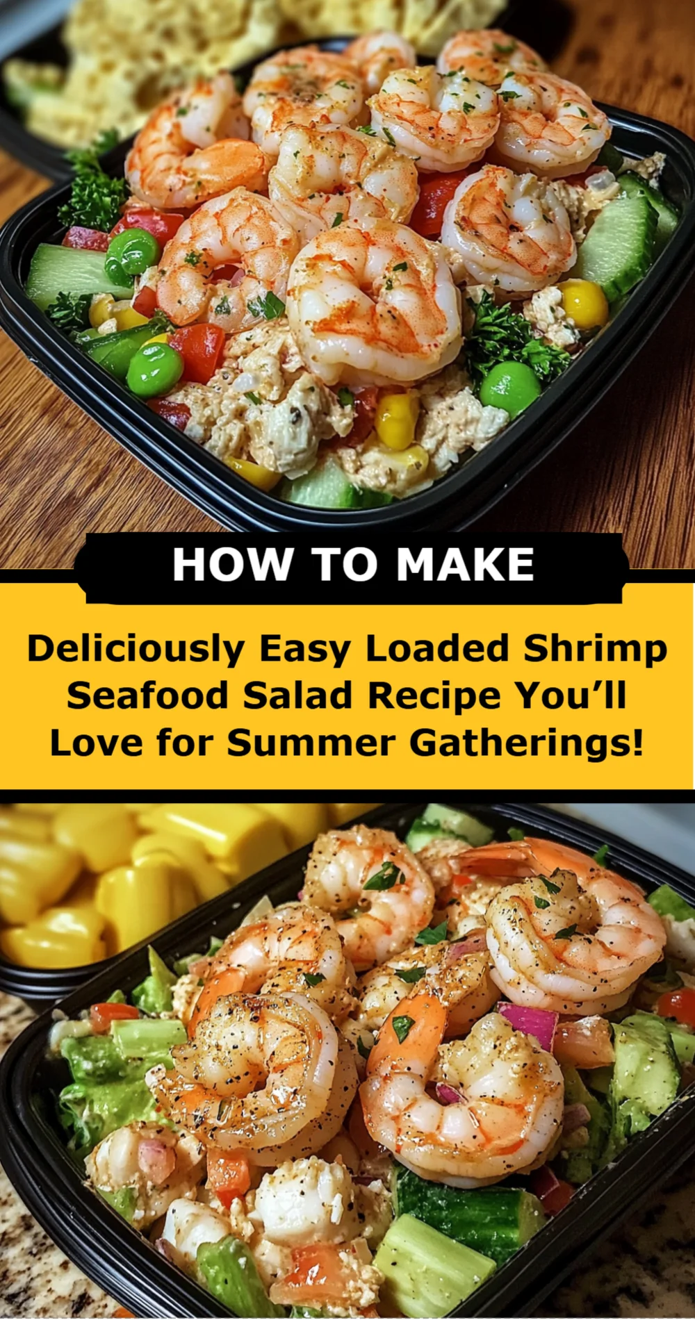 Deliciously Easy Loaded Shrimp Seafood Salad Recipe You’ll Love for Summer Gatherings!