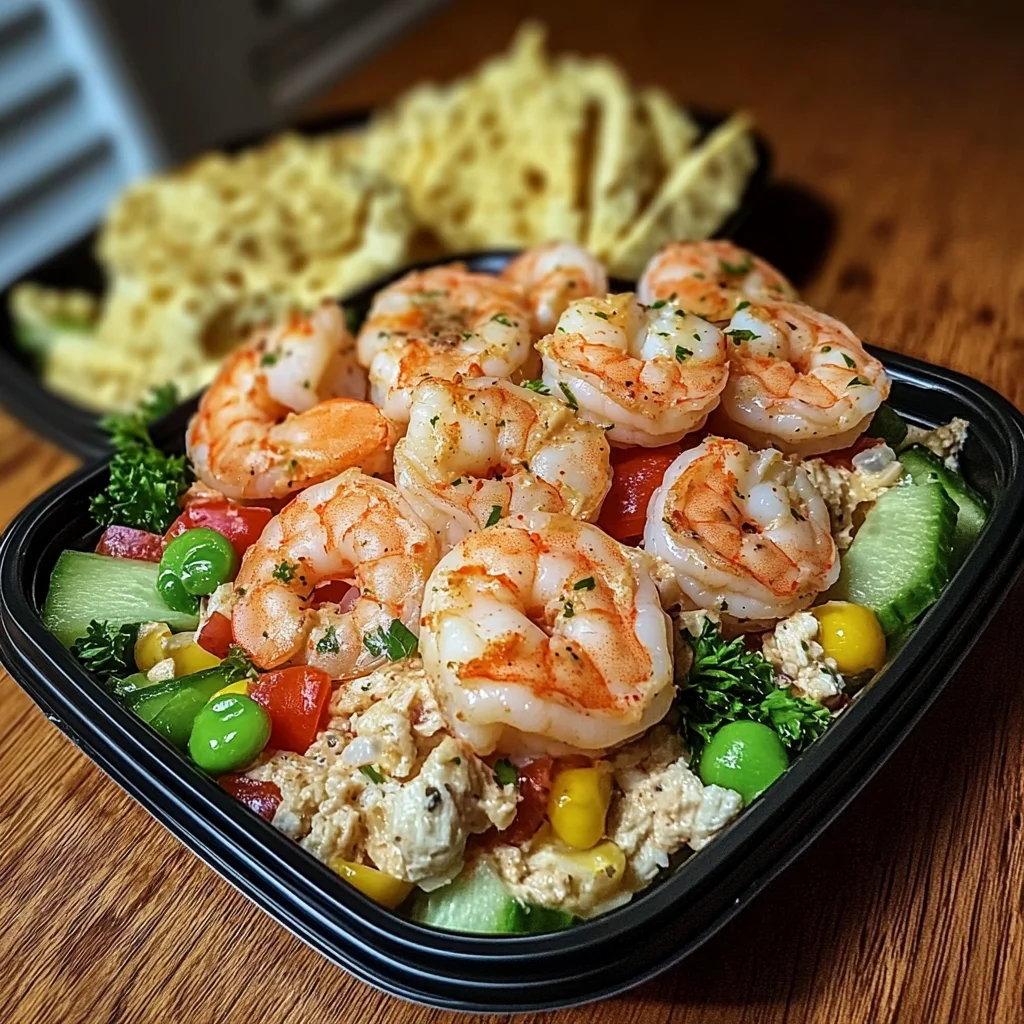 Deliciously Easy Loaded Shrimp Seafood Salad Recipe