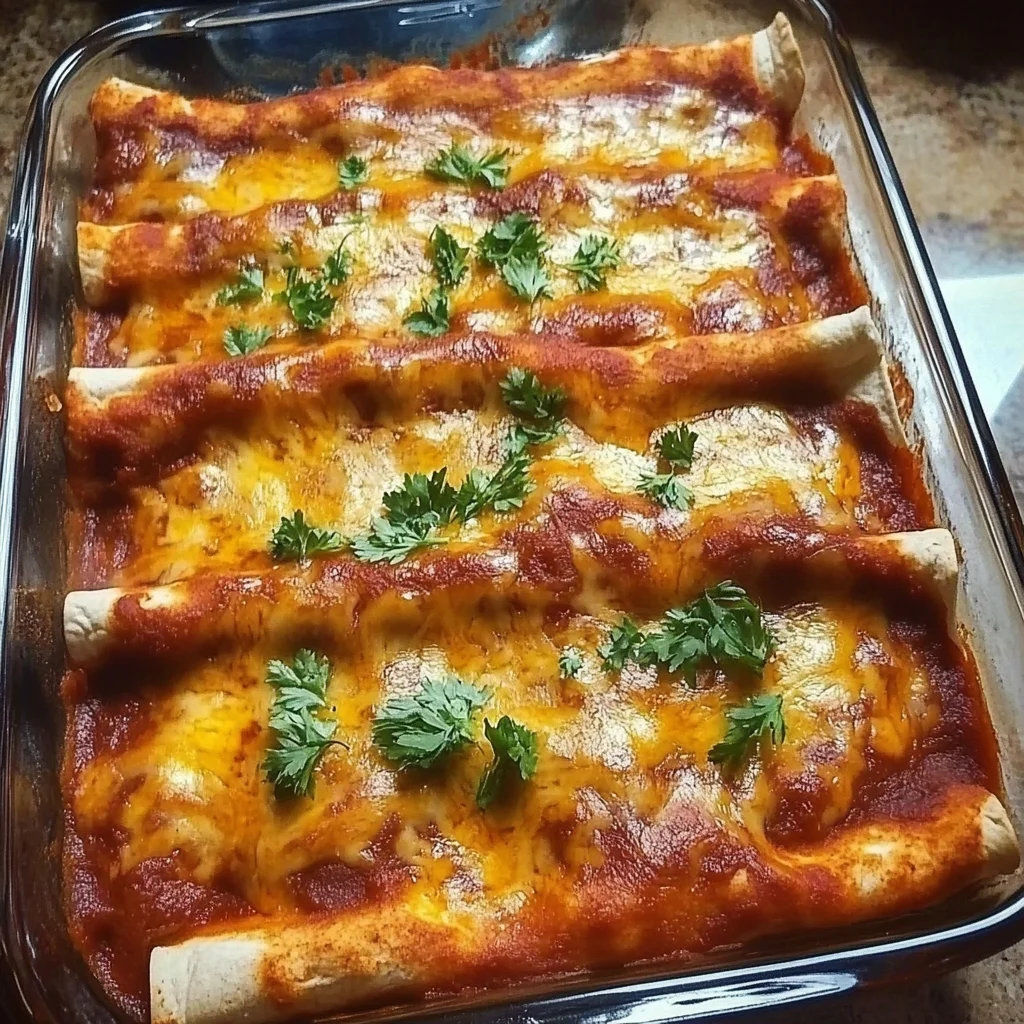 Deliciously Easy Red Chile Beef Enchiladas Recipe