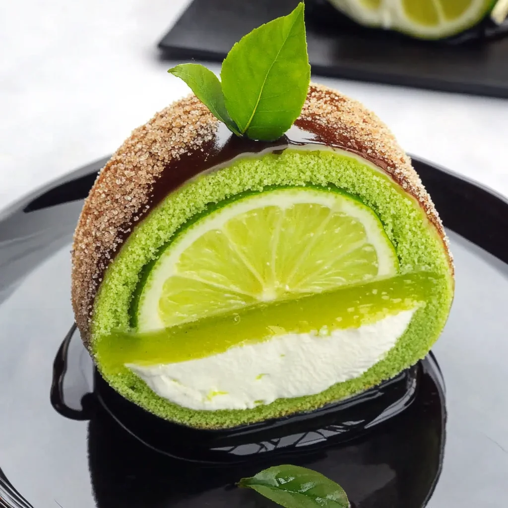 Delightfully Zesty Lime Mousse Entremet Recipe