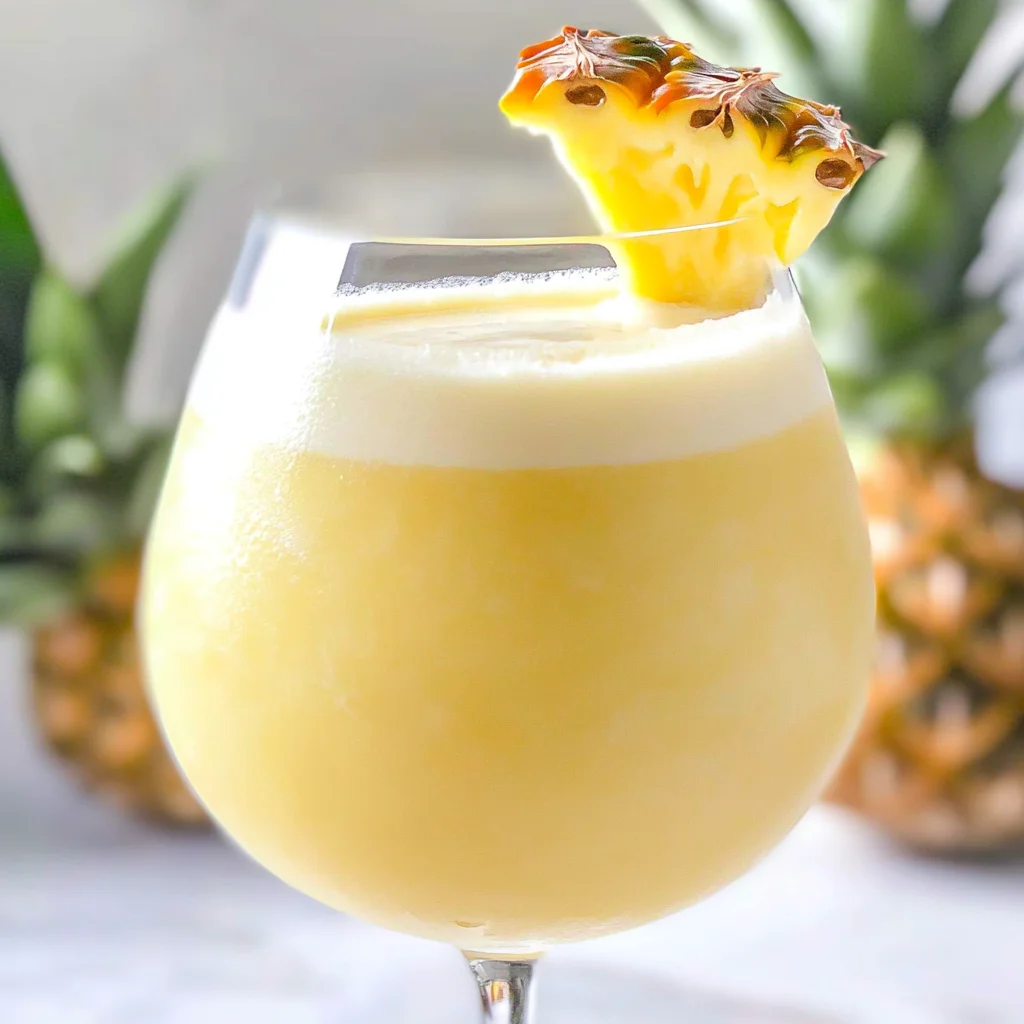 Easy Piña Colada Mocktail Recipe (Only 3 Ingredients!)