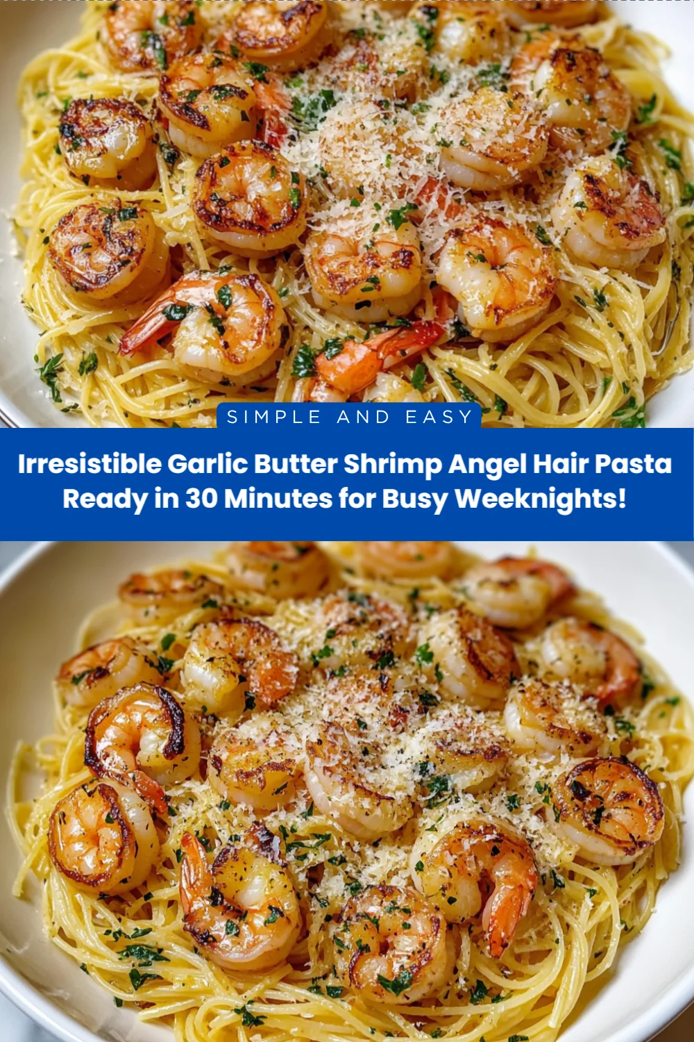 Irresistible Garlic Butter Shrimp Angel Hair Pasta Ready in 30 Minutes for Busy Weeknights!