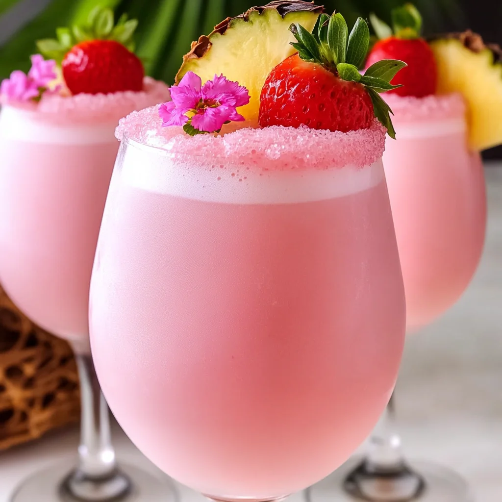 Malibu Strawberry Colada Recipe (Tropical Delight!)