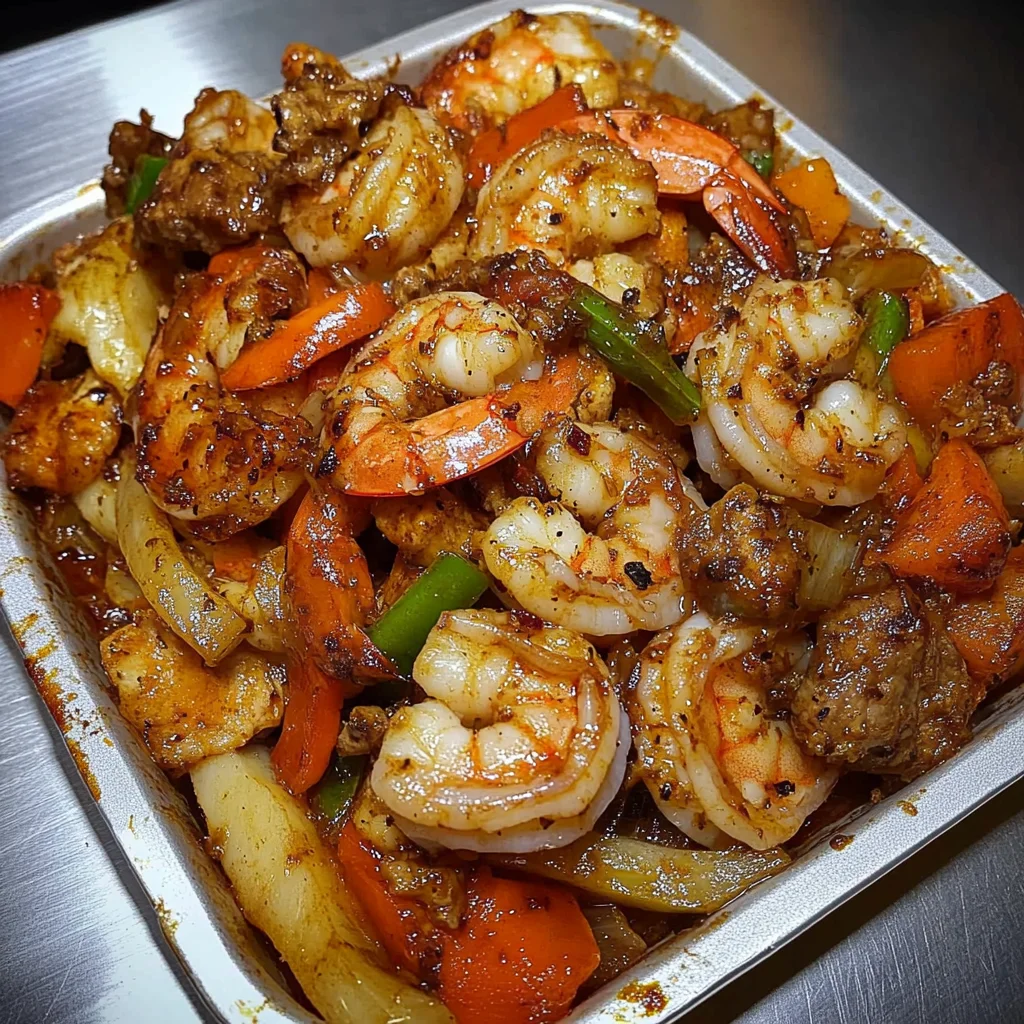 Quick Garlic Pepper Shrimp Stir-Fry Recipe