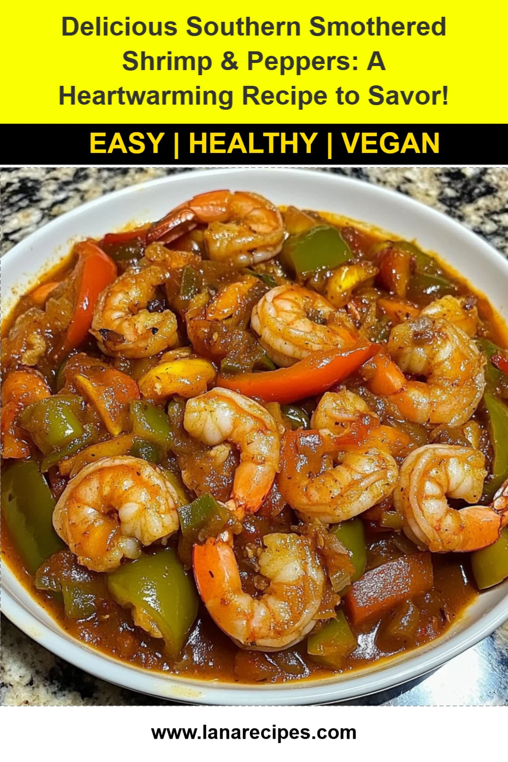 Delicious Southern Smothered Shrimp & Peppers: A Heartwarming Recipe to Savor!