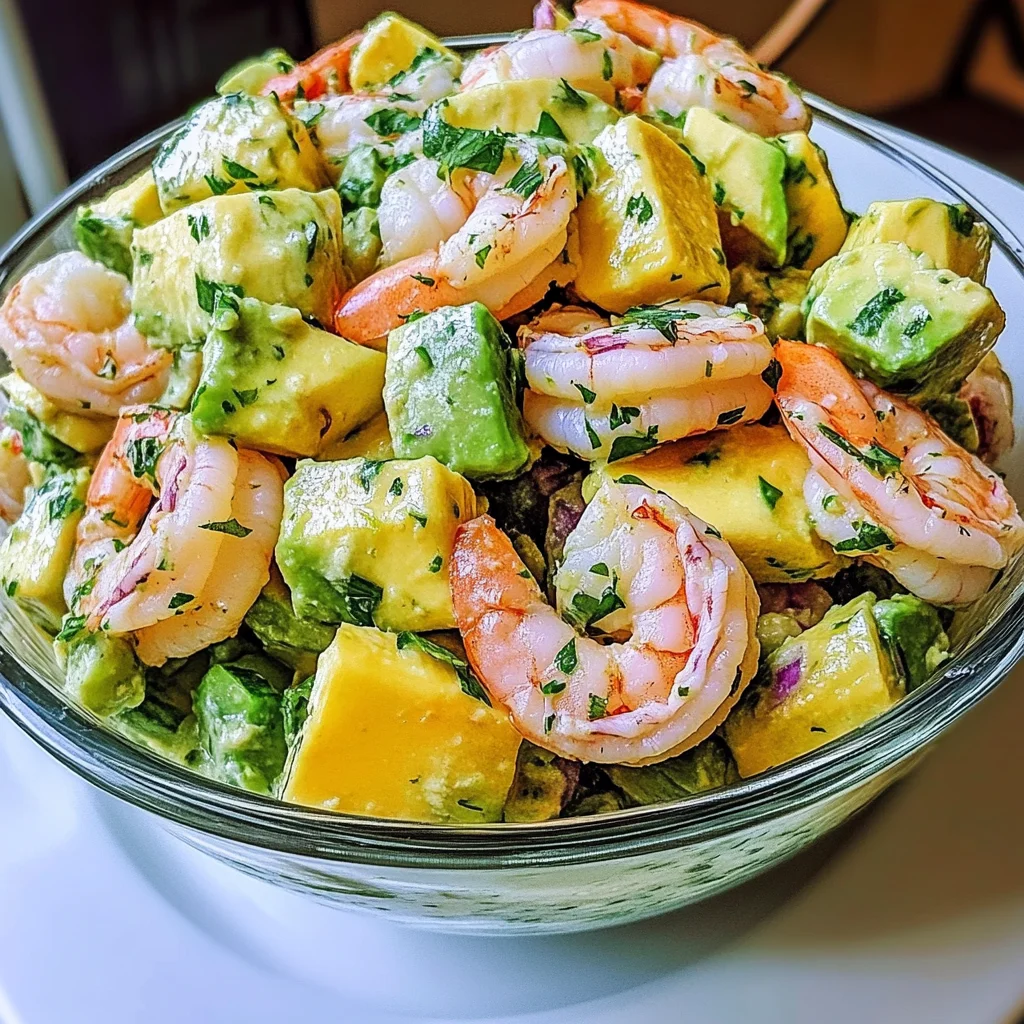 Creamy Shrimp Avocado Salad Recipe (Quick &amp; Easy)