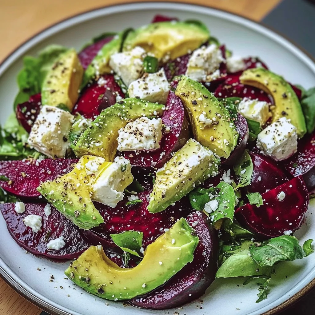 Delicious Beetroot Avocado Feta Salad Recipe