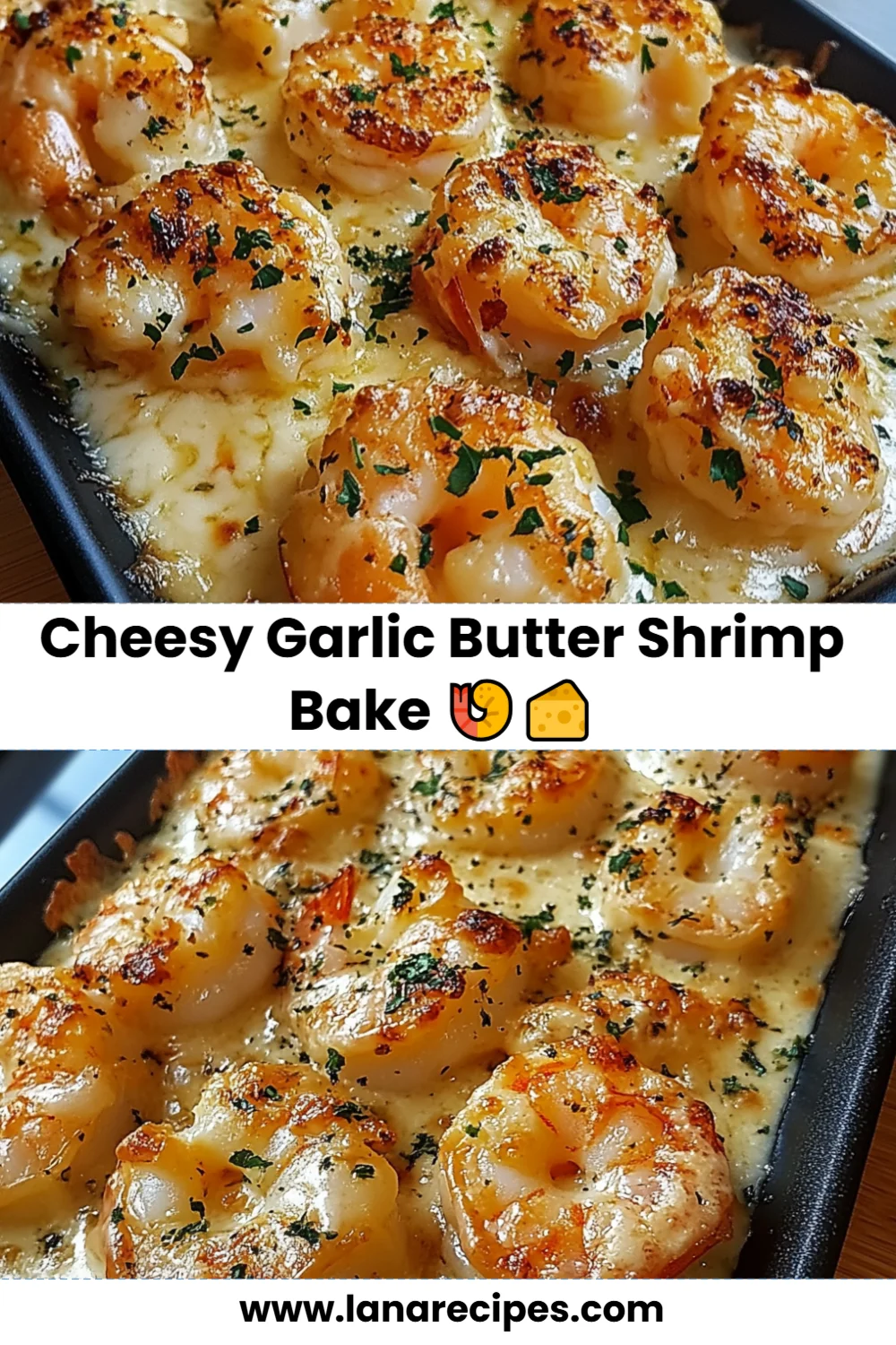 Irresistible Cheesy Garlic Butter Shrimp Bake Recipe Your Family Will Love!