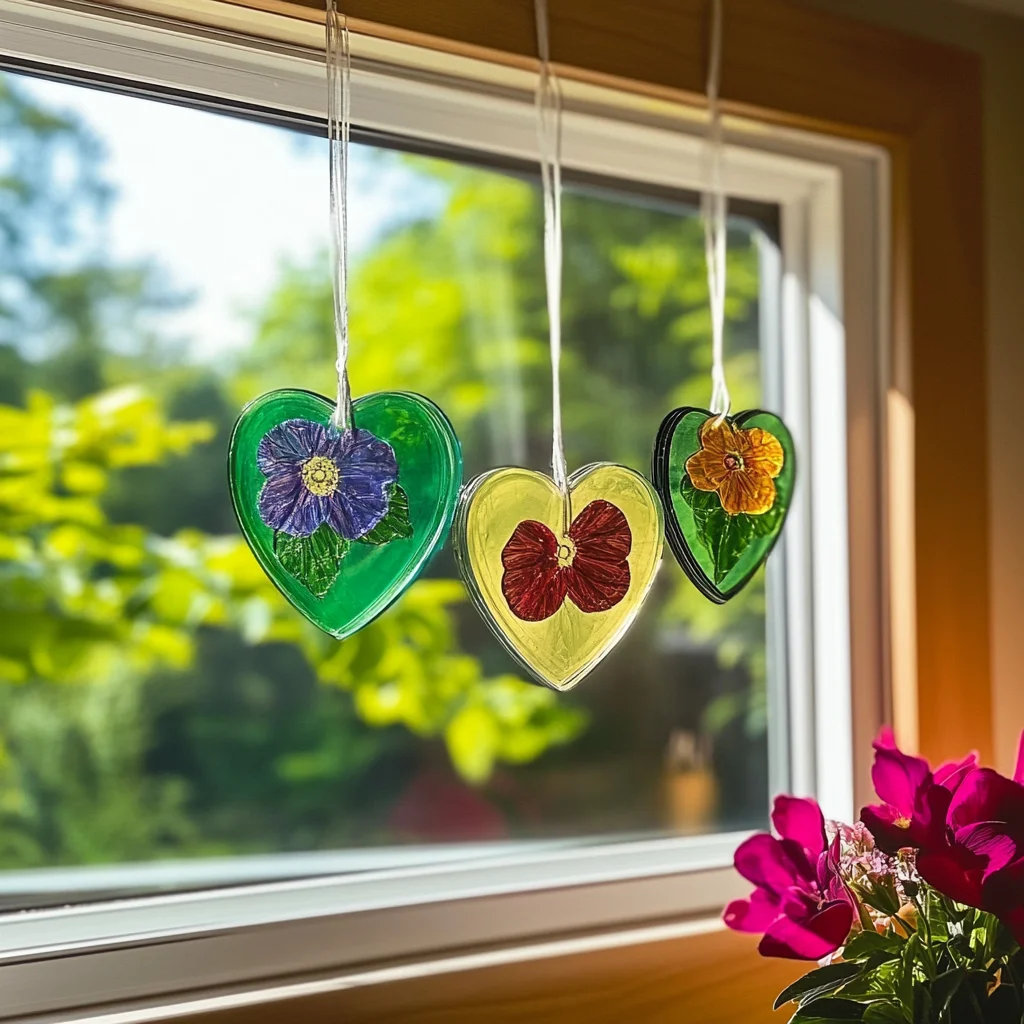 DIY Bioplastic Suncatchers Recipe for Colorful Home Decor