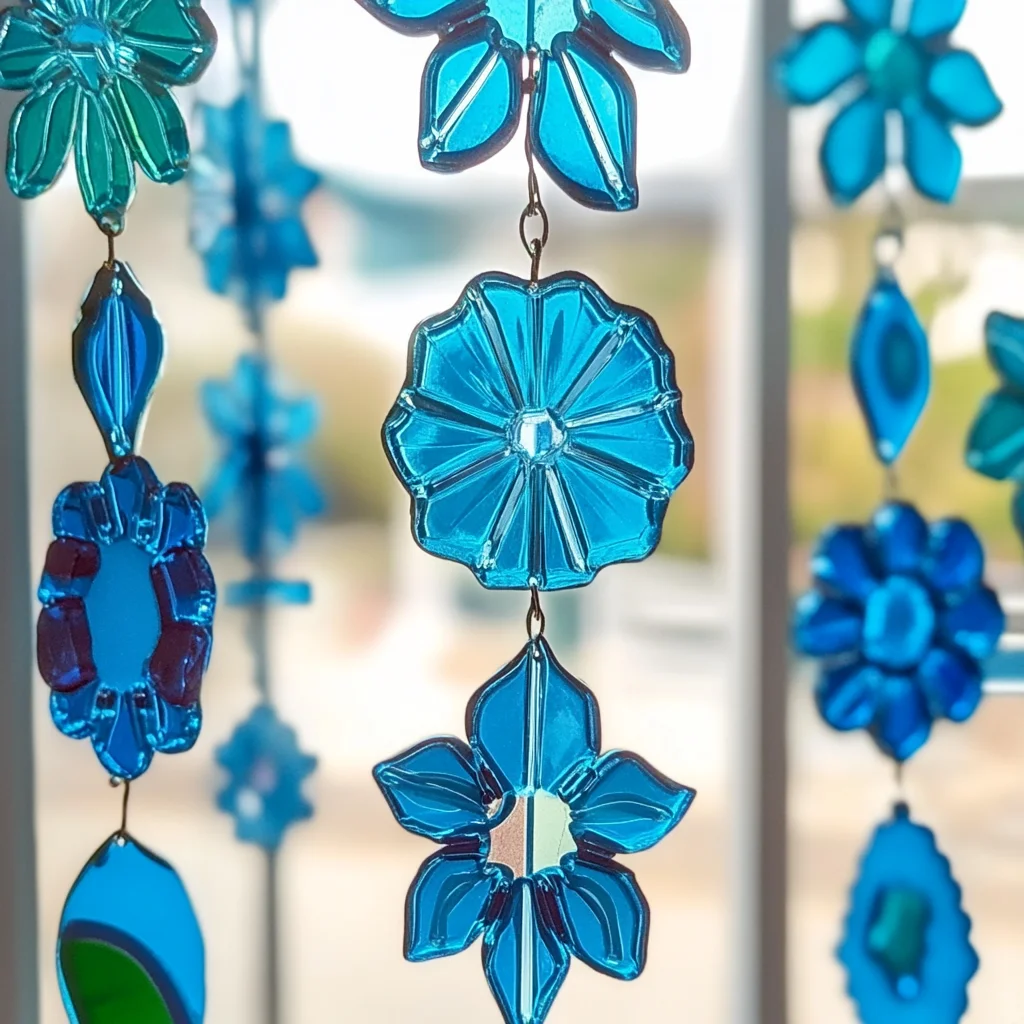 DIY Blue Crayon Suncatchers Recipe