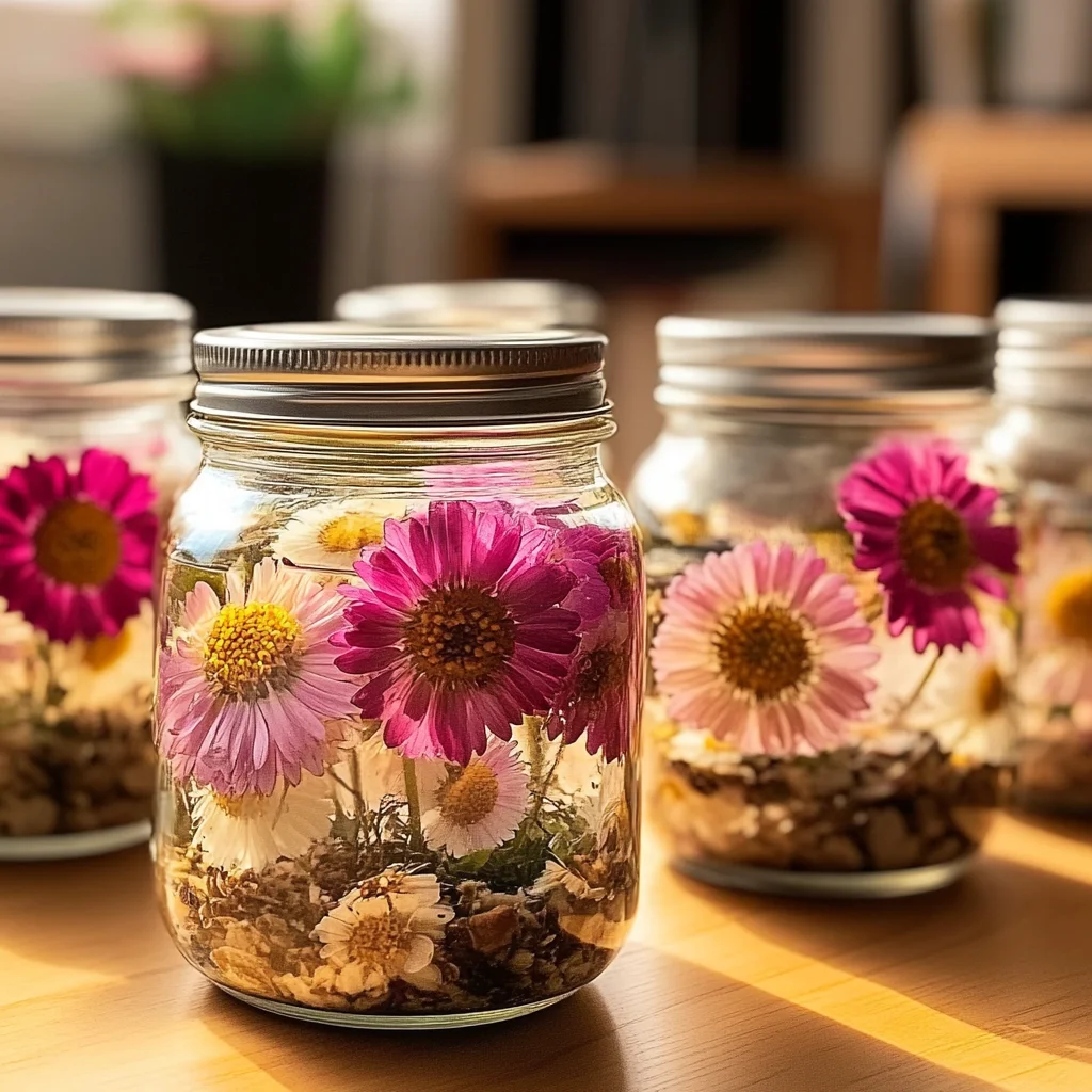DIY Floral Gel Air Fresheners Recipe