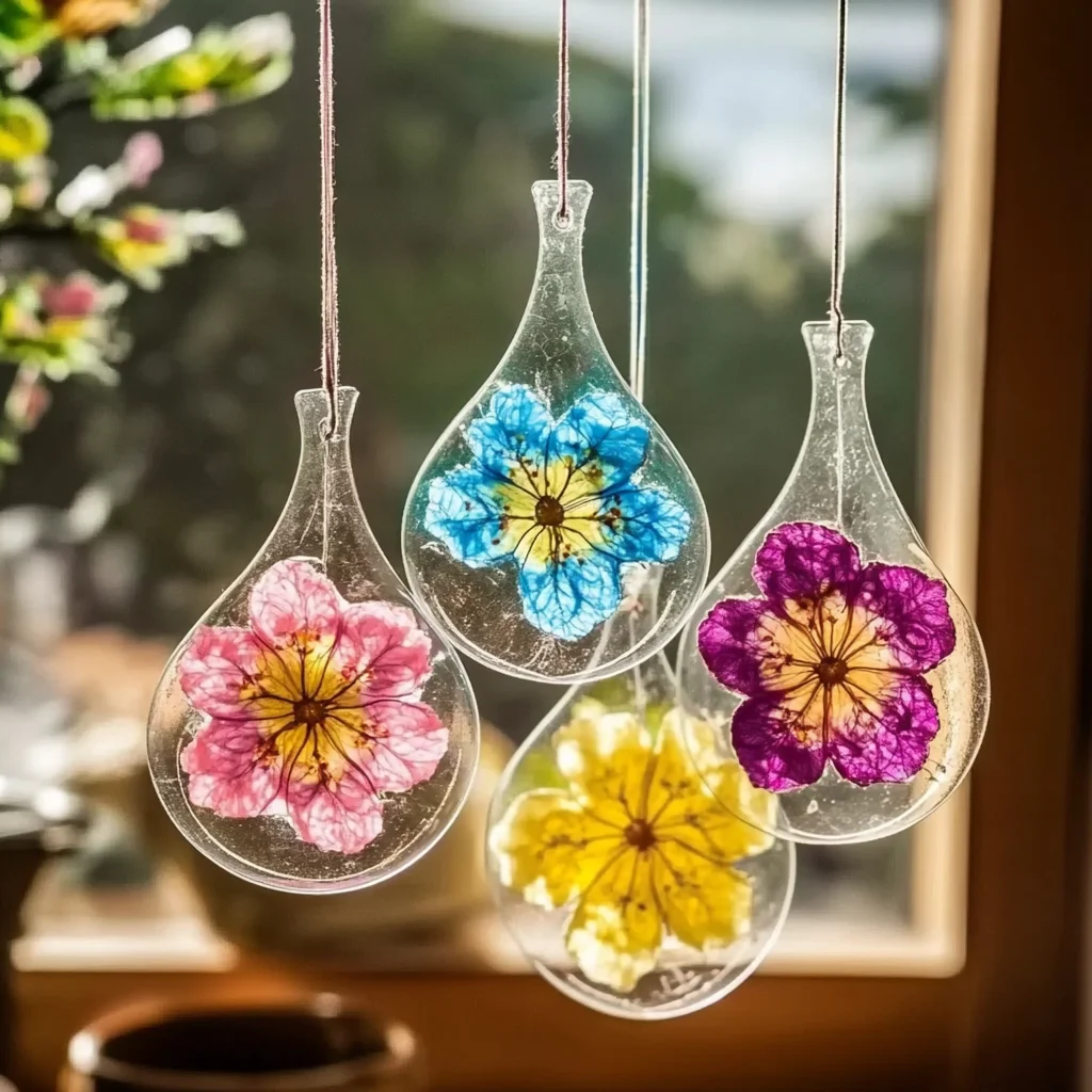 DIY Flower Suncatchers: A Colorful Craft Project