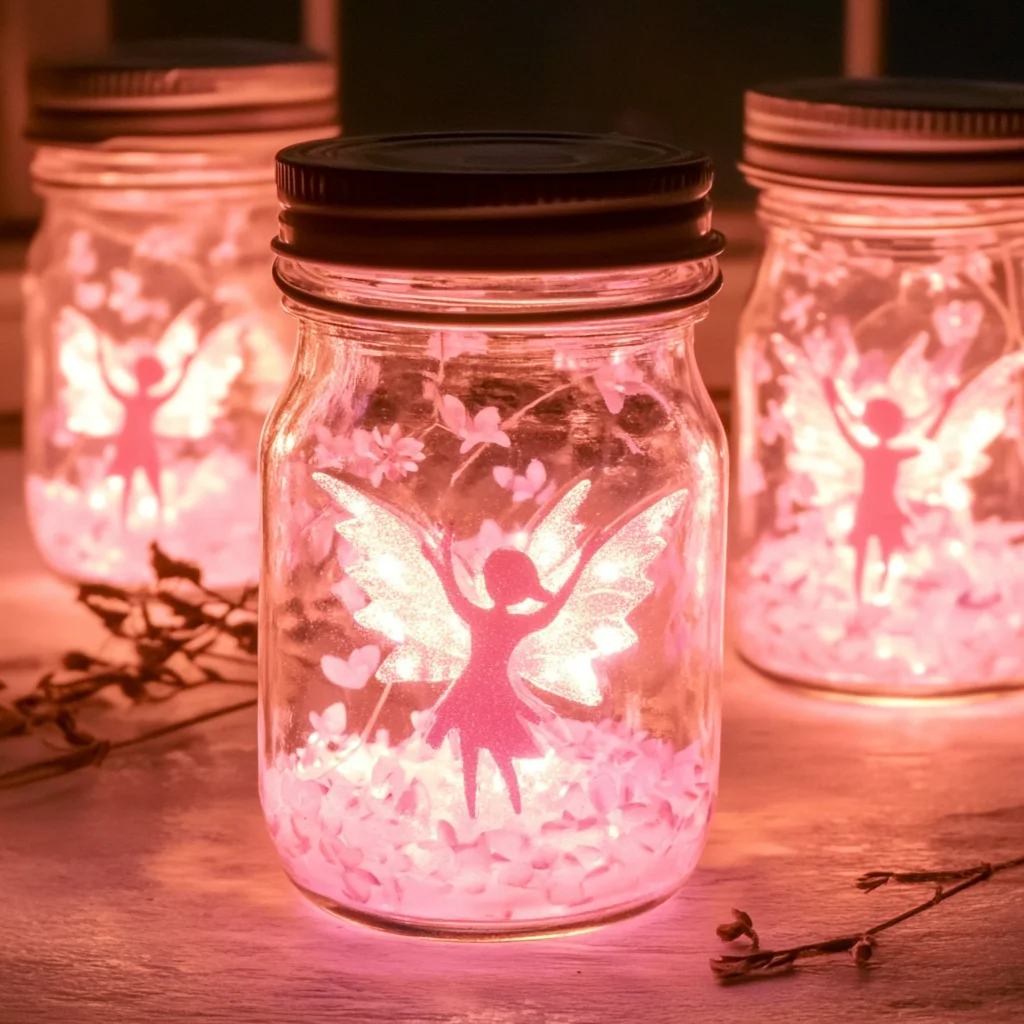 DIY Pink Glow Fairy Lanterns Recipe