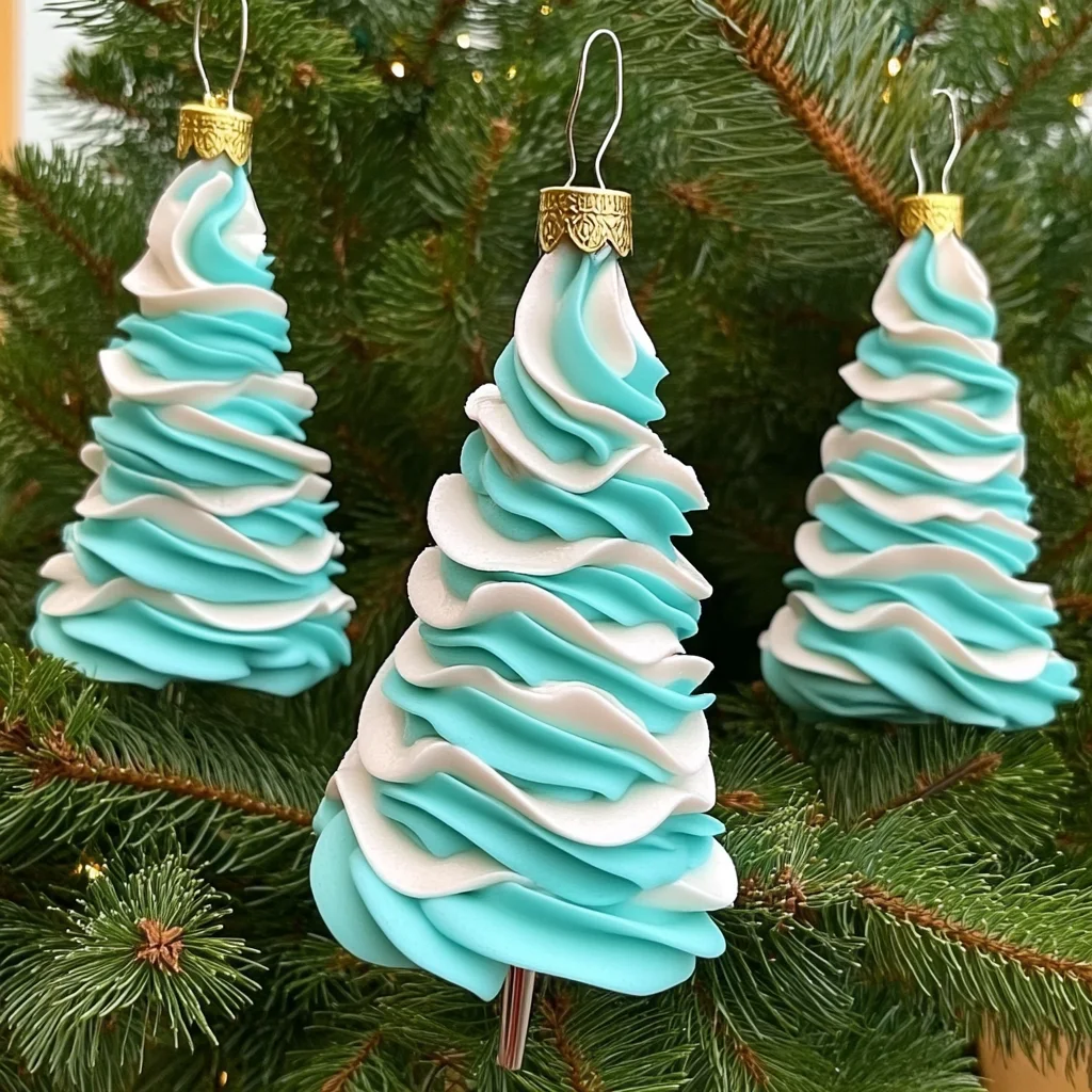 DIY Shaving Cream Christmas Trees Tutorial