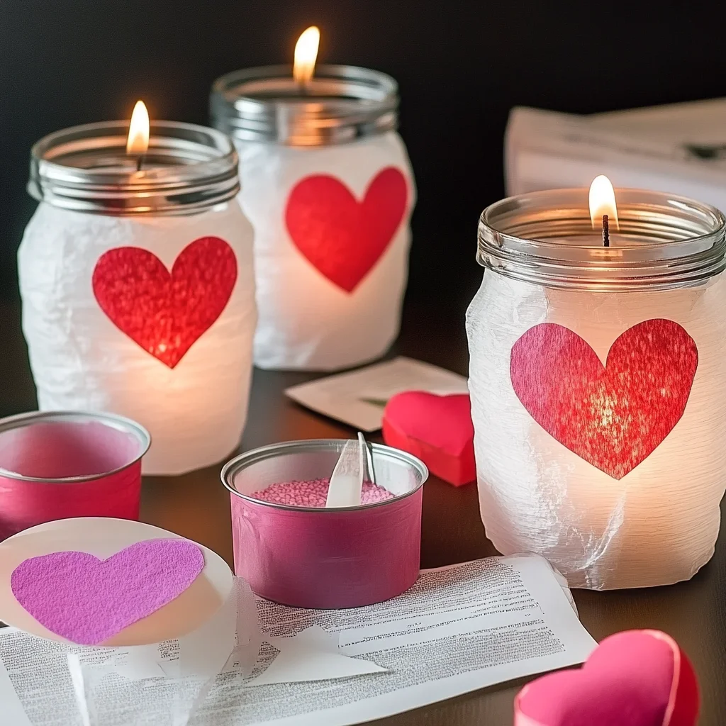 DIY Valentine's Lanterns: A Creative Crafting Project