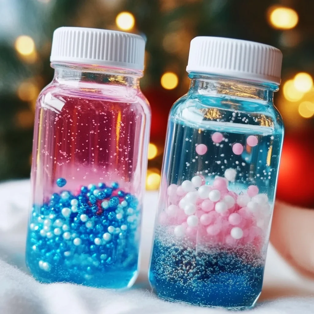 DIY Winter Sensory Bottles Recipe
