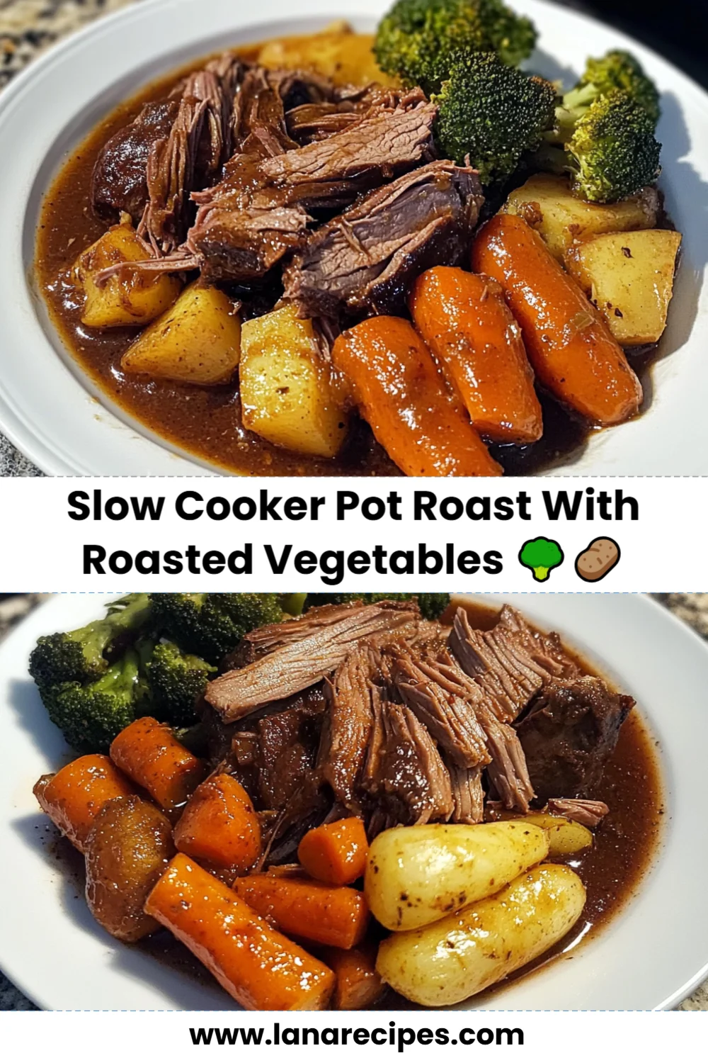 Heavenly Slow Cooker Pot Roast with Roasted Vegetables: Easy Comfort Food Recipe!