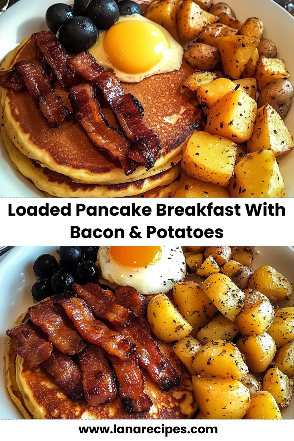 Loaded Pancake Breakfast with Bacon & Potatoes: A Cozy Brunch Delight You Must Try!