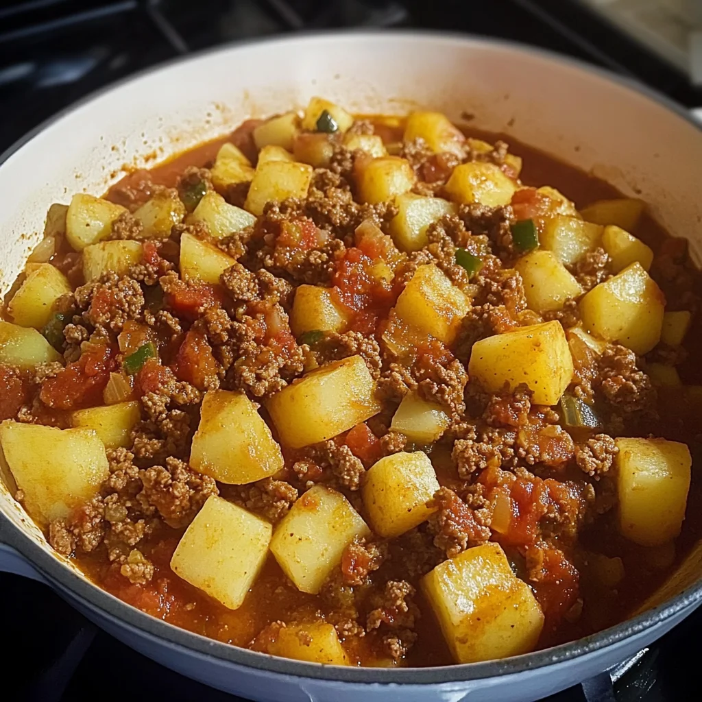 Mom’s Picadillo Con Papa Recipe (Ground Beef with Potatoes)