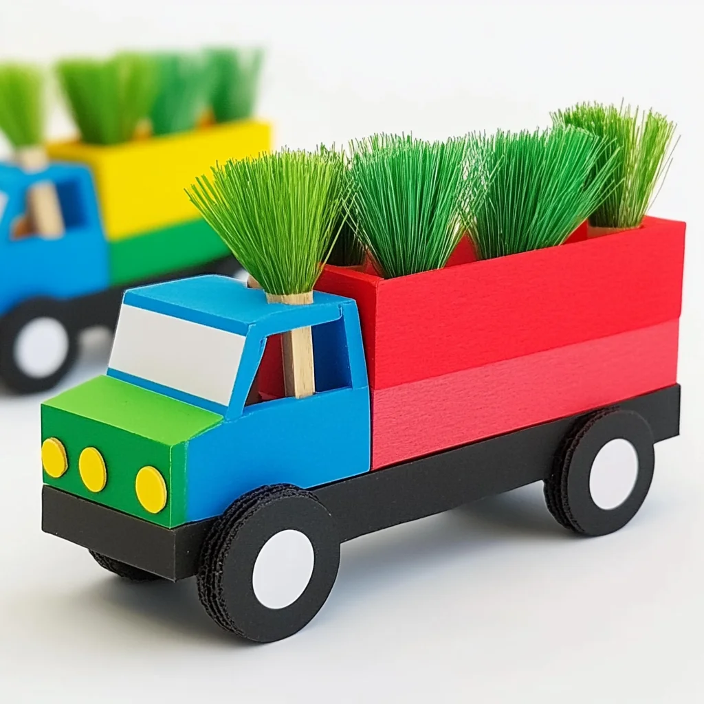 Popsicle Stick Truck DIY Project: Fun and Creative Craft Idea