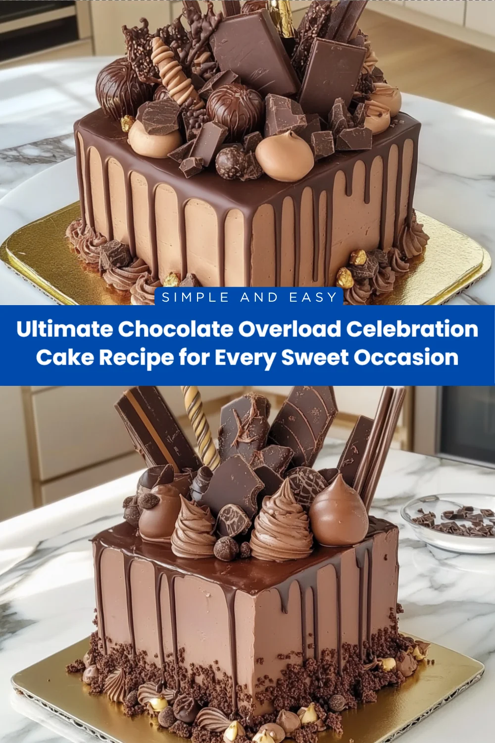 Ultimate Chocolate Overload Celebration Cake Recipe for Every Sweet Occasion