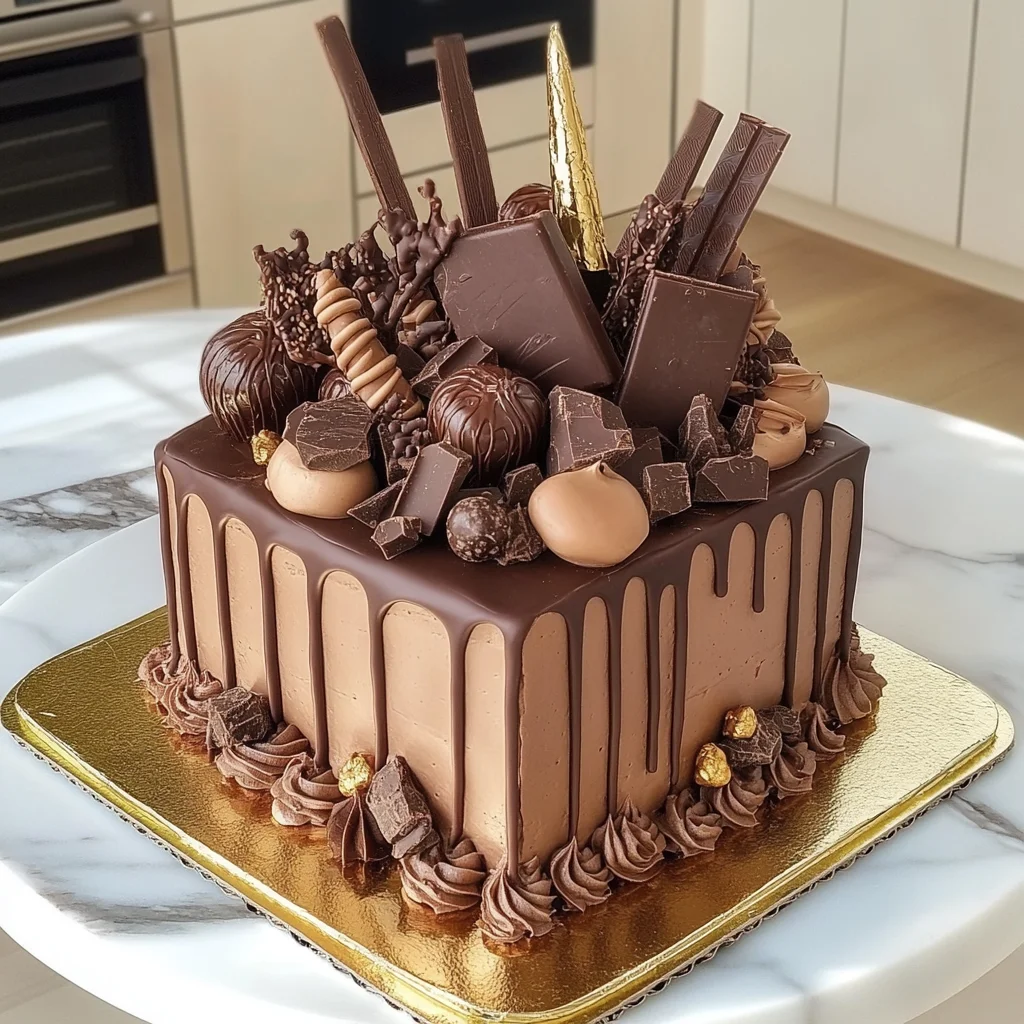 Ultimate Chocolate Overload Celebration Cake Recipe