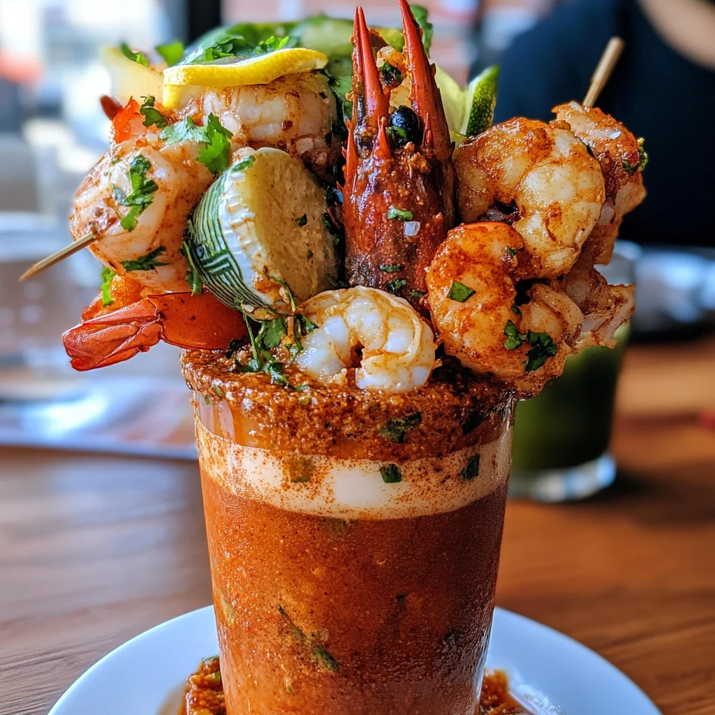 Ultimate Loaded Seafood Michelada Tower Recipe